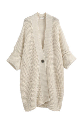 Tess chunky neuletakki, beige