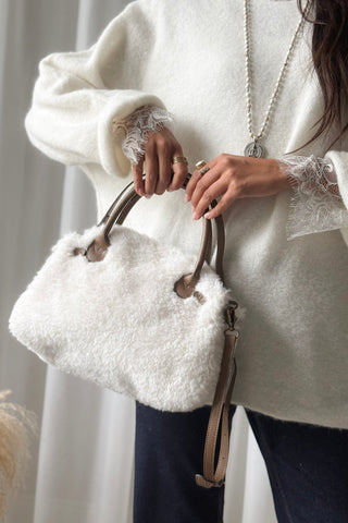 Thea crossbody laukku, valkoinen