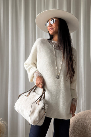Thea crossbody laukku, valkoinen