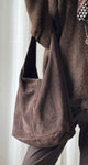 Tote nahkalaukku, coffee
