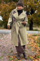 Hooded Trench Coat, beige