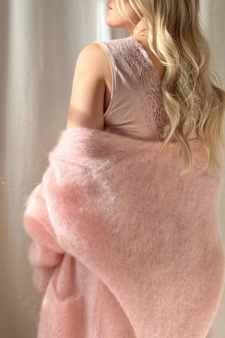 Bamboo Lace Valentine toppi, vaaleanpunainen