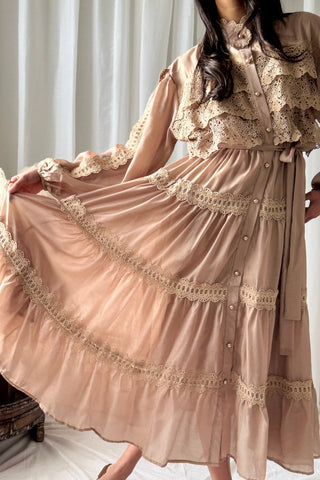 Venezia dress, caramel 