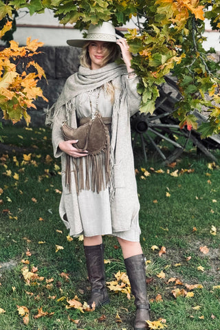 Wilona neuletakki, beige