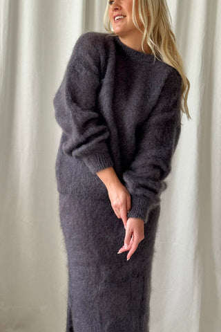 Warmness mohairneule, thunder