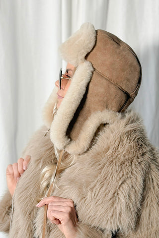 Wengen karvalakki, beige