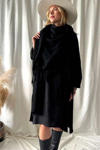 Wilona neuletakki, musta