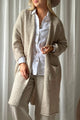 Wilona Long cardigan, beige