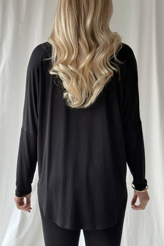 Bamboo Yoga paita, musta