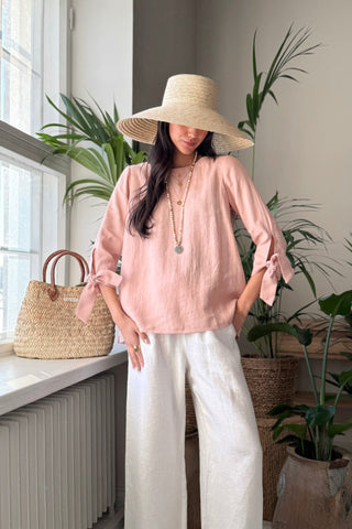 Alberobello pellavapaita, sorbet pink