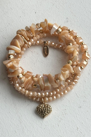 Alva bracelet, beige