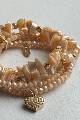 Alva bracelet, beige