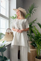 Amilia linen tunic, sand