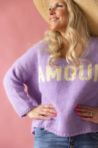 Amour neule, lavender