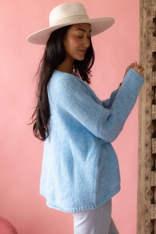 Amour neule, sky blue