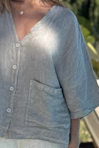 Andrea pellavajakku, taupe