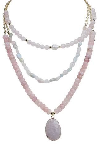 Ann kaulakoru, vaaleanpunainen