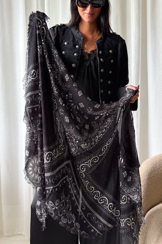 Bandana scarf, black