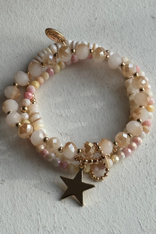 Bea bracelet, beige
