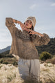 Boho Lace pellavapaita, savanna
