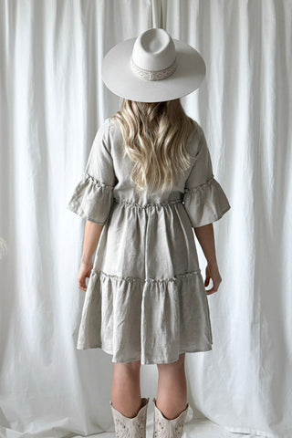 Bonita pellavamekko, natural