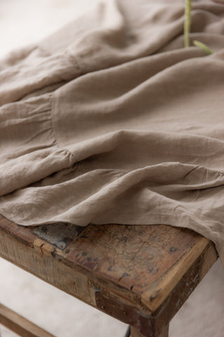 Provence linen tablecloth, cashmere