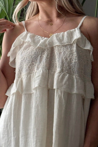 Caliza pellavamekko, vanilla