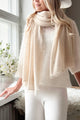 Cashmere love scarf, beige