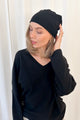 Cashmere Muse beanie, musta