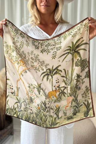 Cassis silkkihuivi, jungle