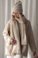 Chamonix alpakkahuivi, beige