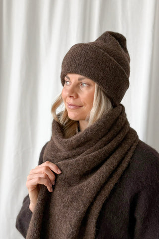 Chamonix alpakka beanie, espresso