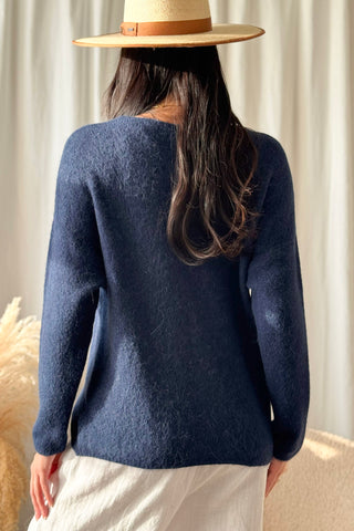 Cheerful cardigan, navy 