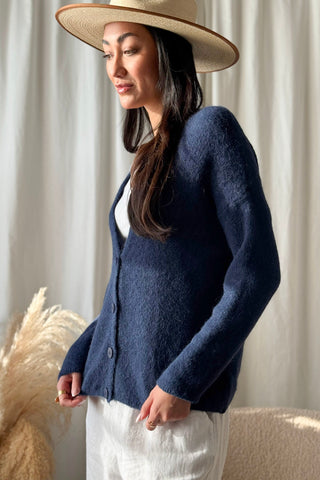 Cheerful cardigan, navy 