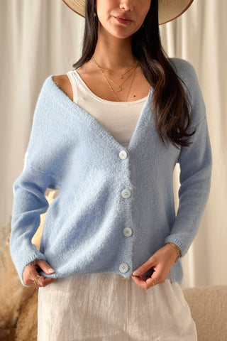 Cheerful neuletakki, sky blue