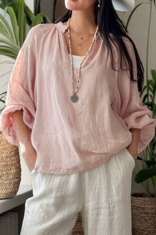 Chessie pellavapaita, vaaleanpunainen