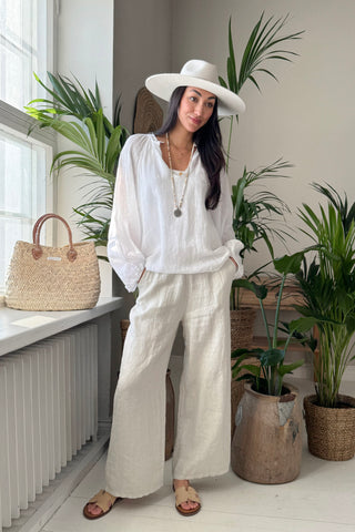 Chessie pellavapaita, valkoinen