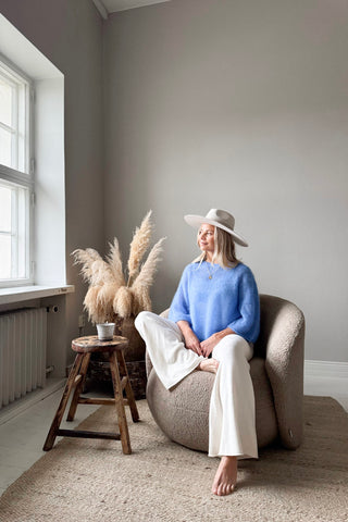 Chicness mohairneule, heavenly blue