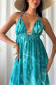 Coralie dress, tuquoise