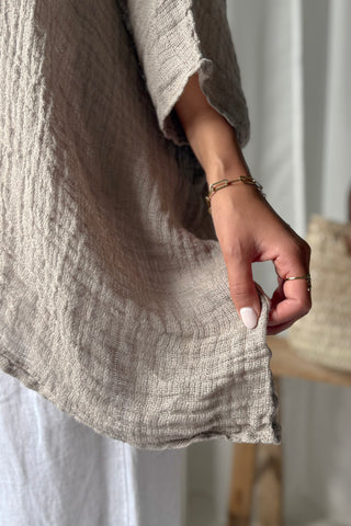 Corazon mesh pellavapaita, cashmere