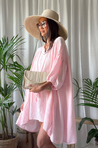 Coast Club beach viskoosimekko, light pink