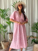 Cove Muse puuvillamekko, light pink leo