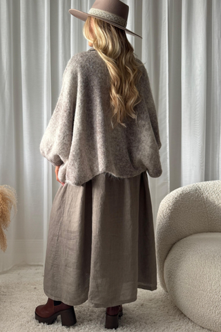 Cozy Oversize neule, beige