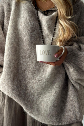Cozy Oversize neule, beige