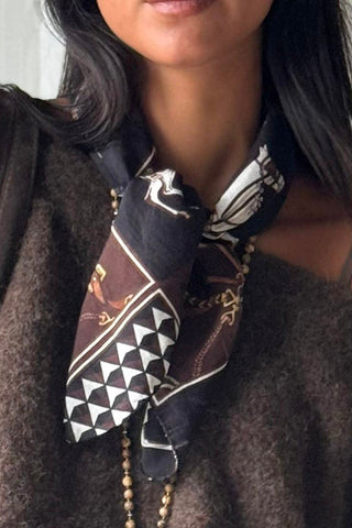 Derby horse scarf