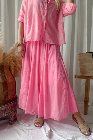 Dolce Sera puuvillahame, miami pink