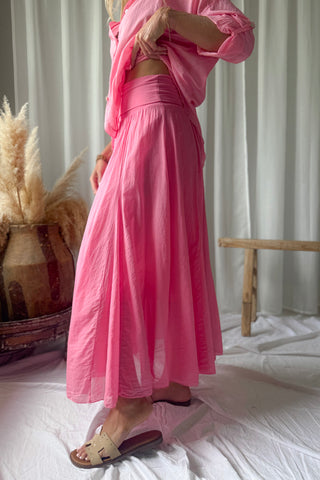 Dolce Sera puuvillahame, miami pink