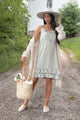 Donna linen dress, natural