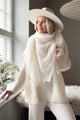 Dreamy Day mohair scarf, off white