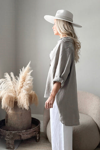 Easy Days pellavapaita, taupe